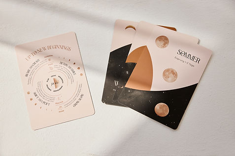 Sandhya Zyklus Karten Set Yoga Moon