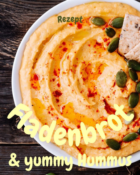 Rezept – Selbst gemachtes Fladenbrot mit Hummus