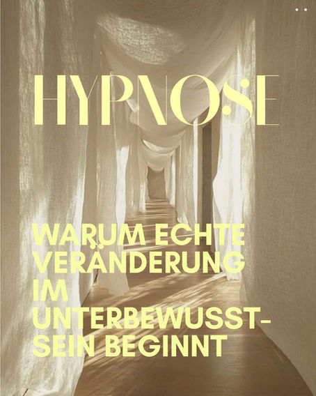 Hypnose warum echte Veränderung im Unterbewusstsein beginnt
