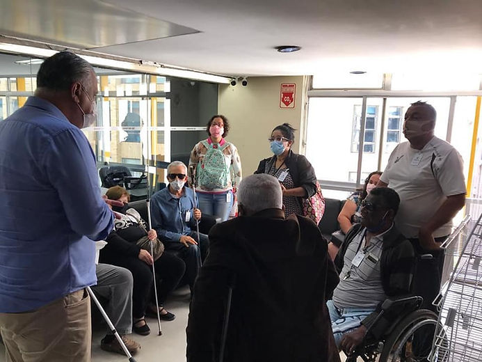 Debate sobre mobilidade para o deficiente físico na Unadef.