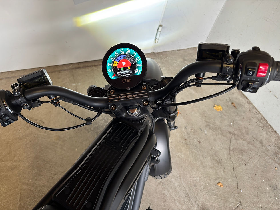 Miniaturbild: Coopop Bobber E-Moped Bremse Detailansicht