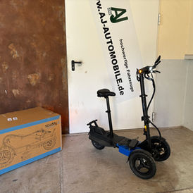 Scuddy Slim V4 als L1e mit Sitz bei AJ Automobile / www.e-mobile-eifel.de