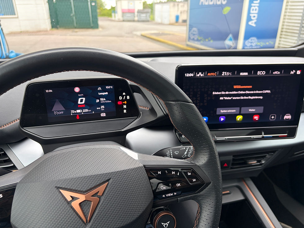 Miniaturbild: CUPRA Born e-Boost 231 PS Cockpit mit Lenkrad