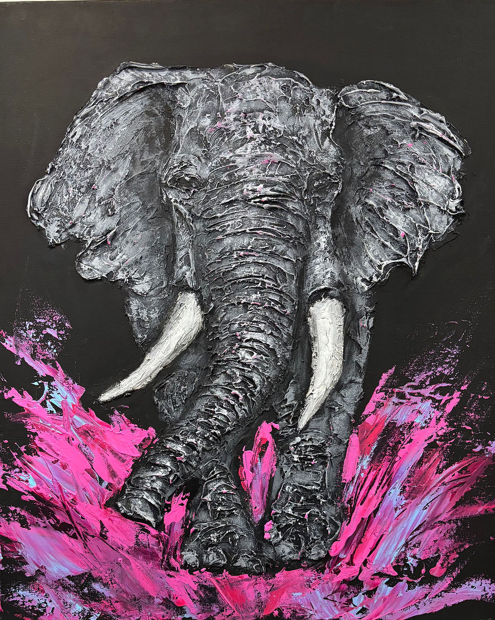 Peinture d'éléphant