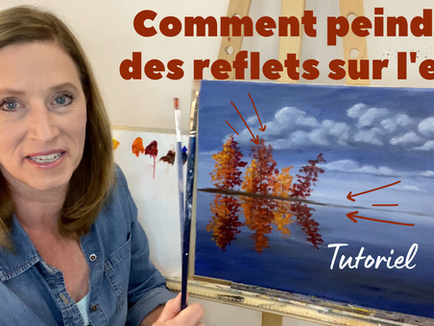 Comment peindre des reflets sur l'eau