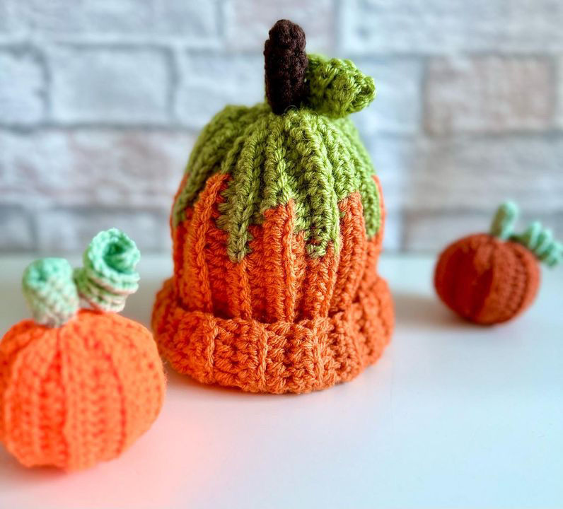 Thumbnail: Pumpkin Beanie Pattern