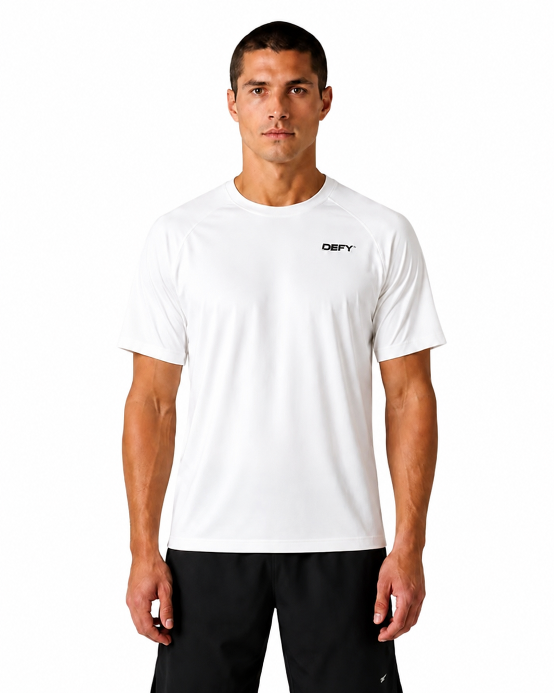 T-Shirt Poliamida Raglan Off-White