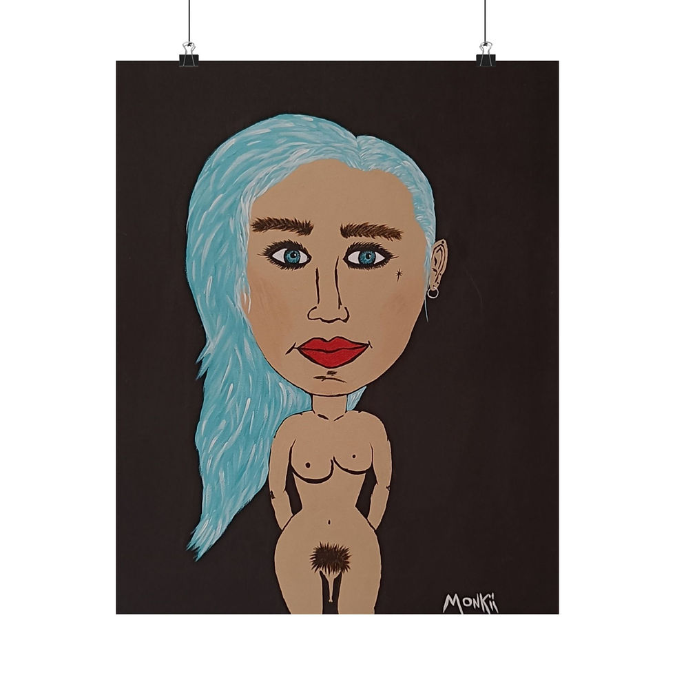 Thumbnail: Aurora | Portrait Art Poster — Contemporary Pop Art Print by MONKII