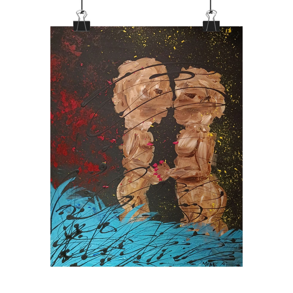 Thumbnail: "Energies"  Beautiful Wall Art — Romantic Contemporary Art Print Poster