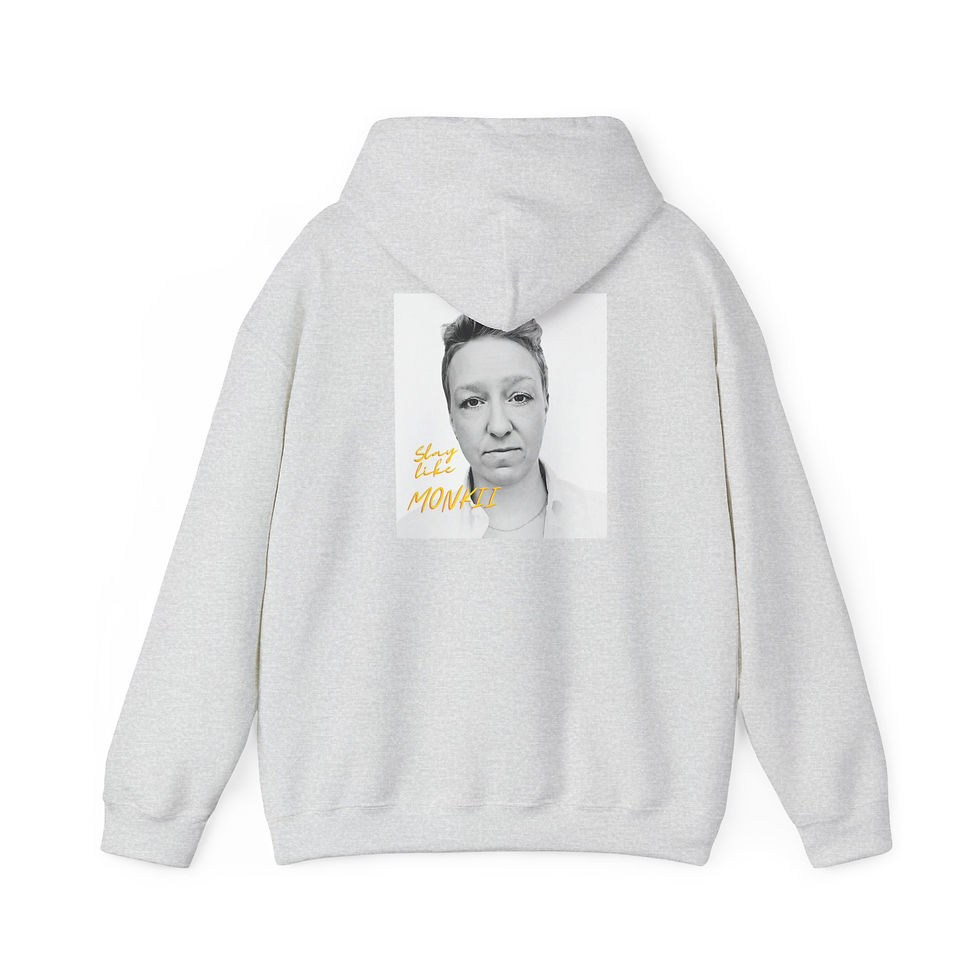 Thumbnail: 'Slay like MONKII' Confidence Graphic Hoodie — Boss Streetwear Vibe