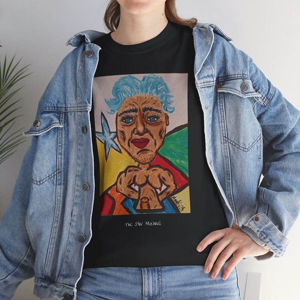 The Star Michael | MONKII Unisex Heavy Cotton Art Tee