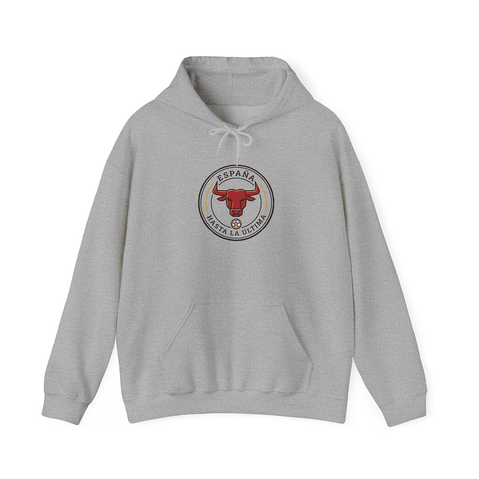 Thumbnail: España Bull Crest Hoodie | Spain Soccer Pride, Flag Colors