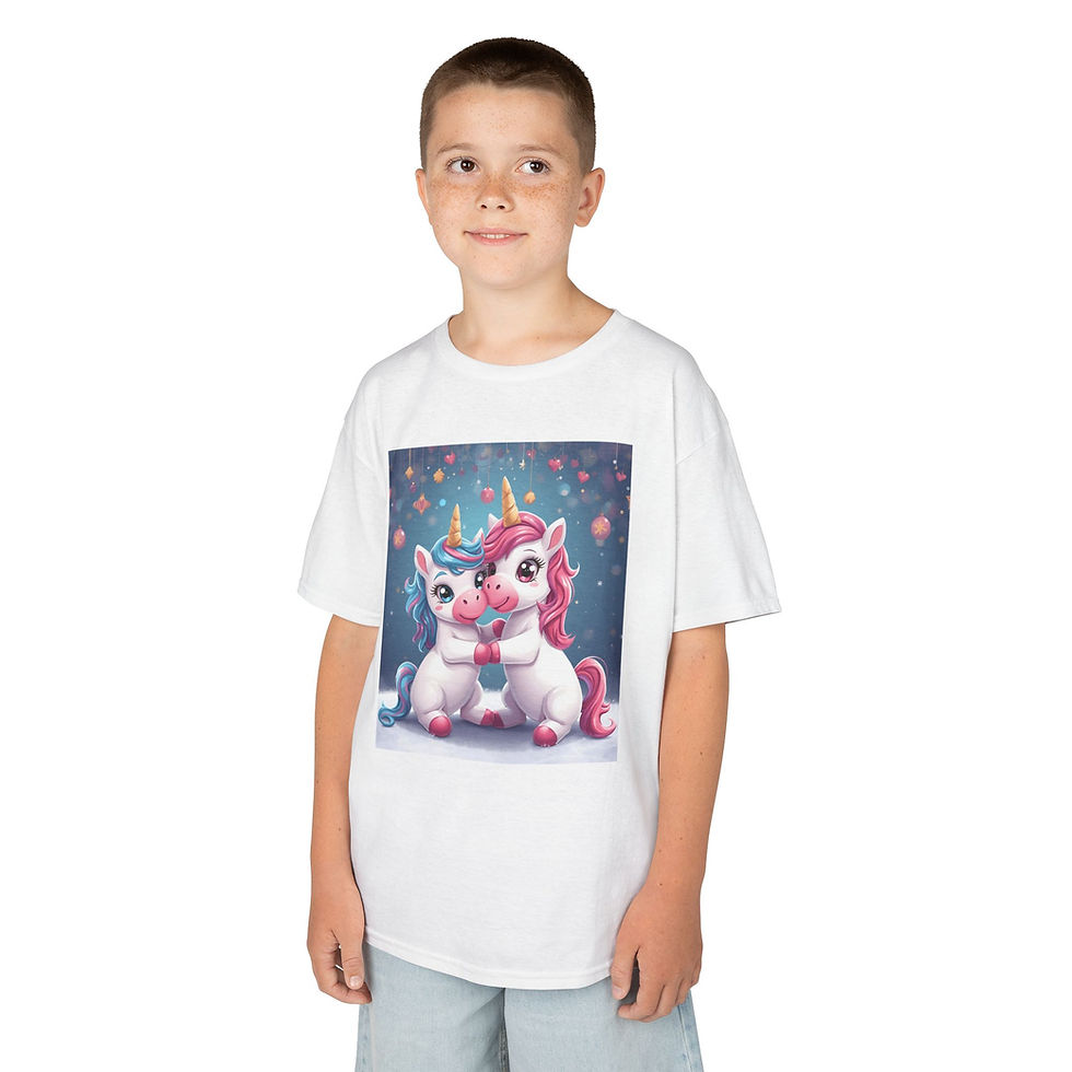 Thumbnail: Beautiful Unicorn Friends Kids Tee