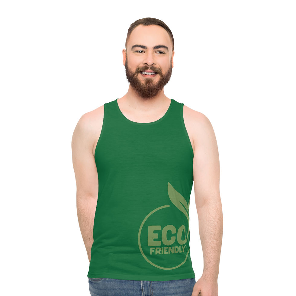 Thumbnail: Eco Friendly Tank Top — Green Sustainable Living Graphic Tank