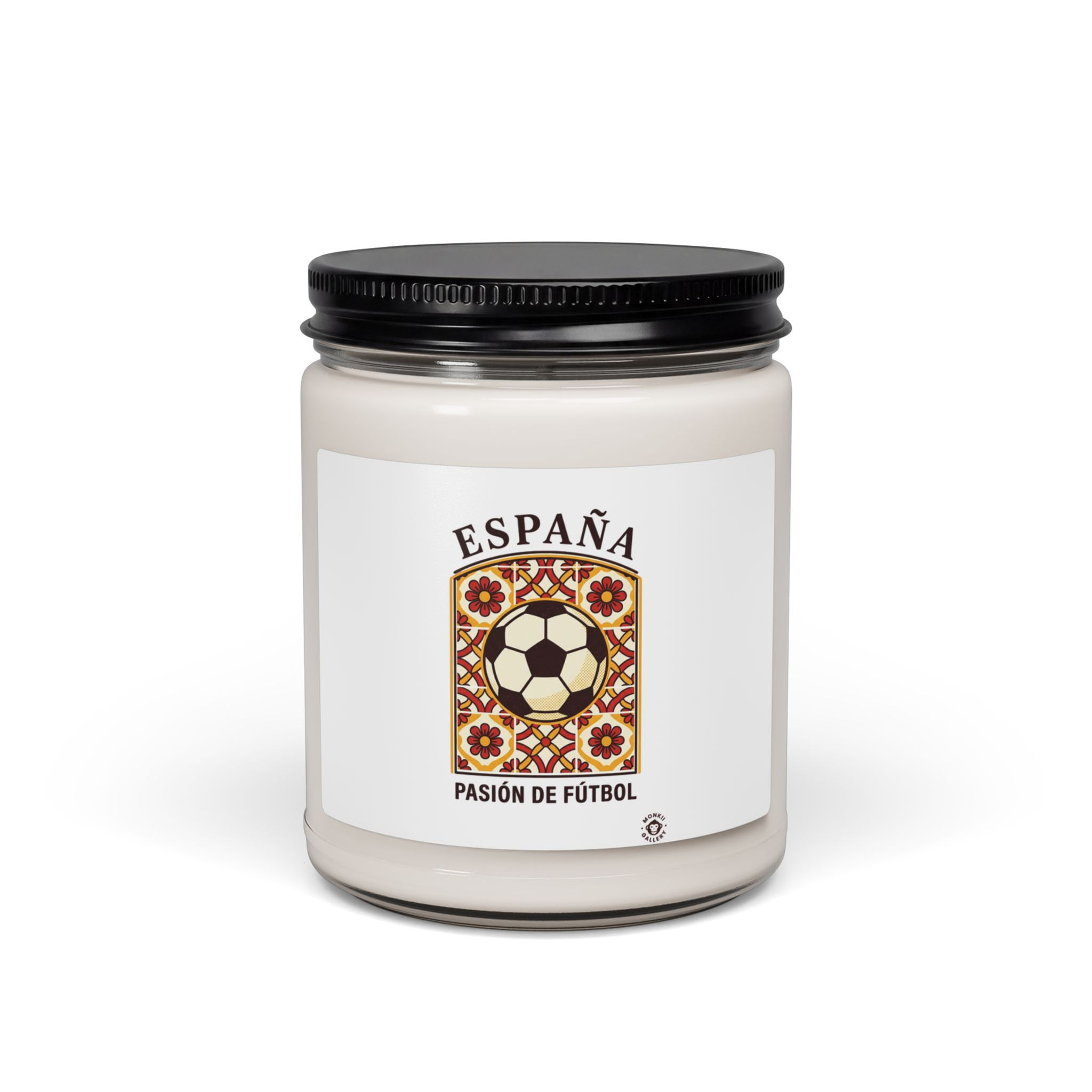 España Pasión de Fútbol Candle | Soccer Pride, Flag Colors
