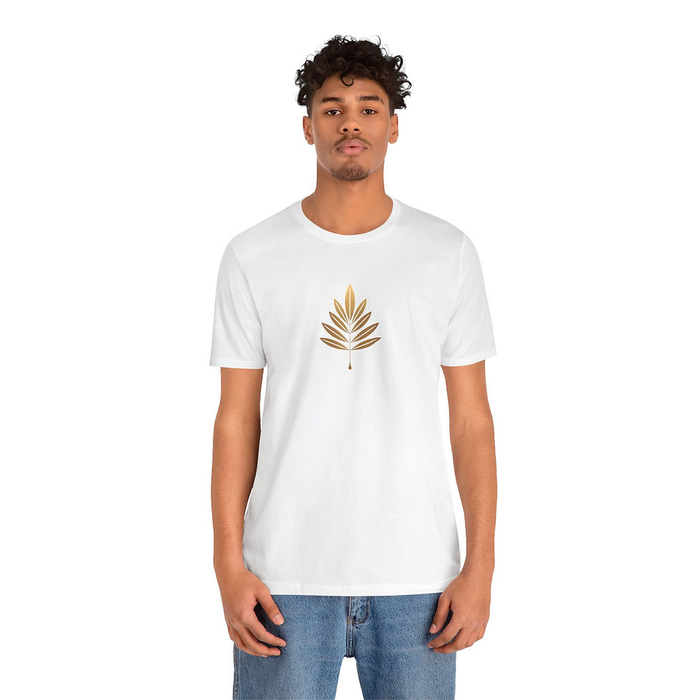 Thumbnail: Gold Botanical Leaf Tee