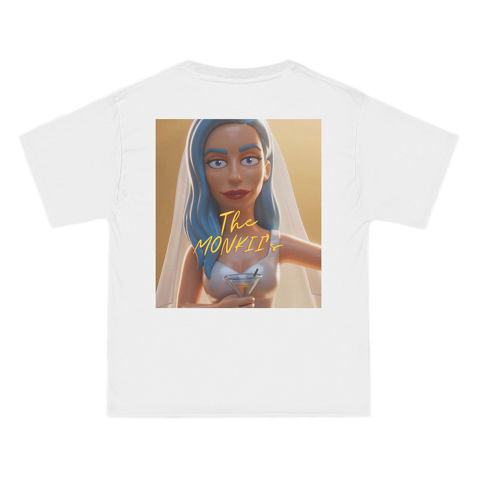 Thumbnail: The MONKII's Streetwear T-Shirt - Cartoon Graphic Urban Tee