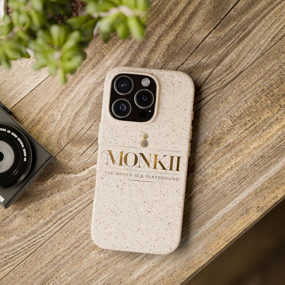 Elegant Eco-Friendly Phone Cases by MONKII | Biodegradable Phone Covers