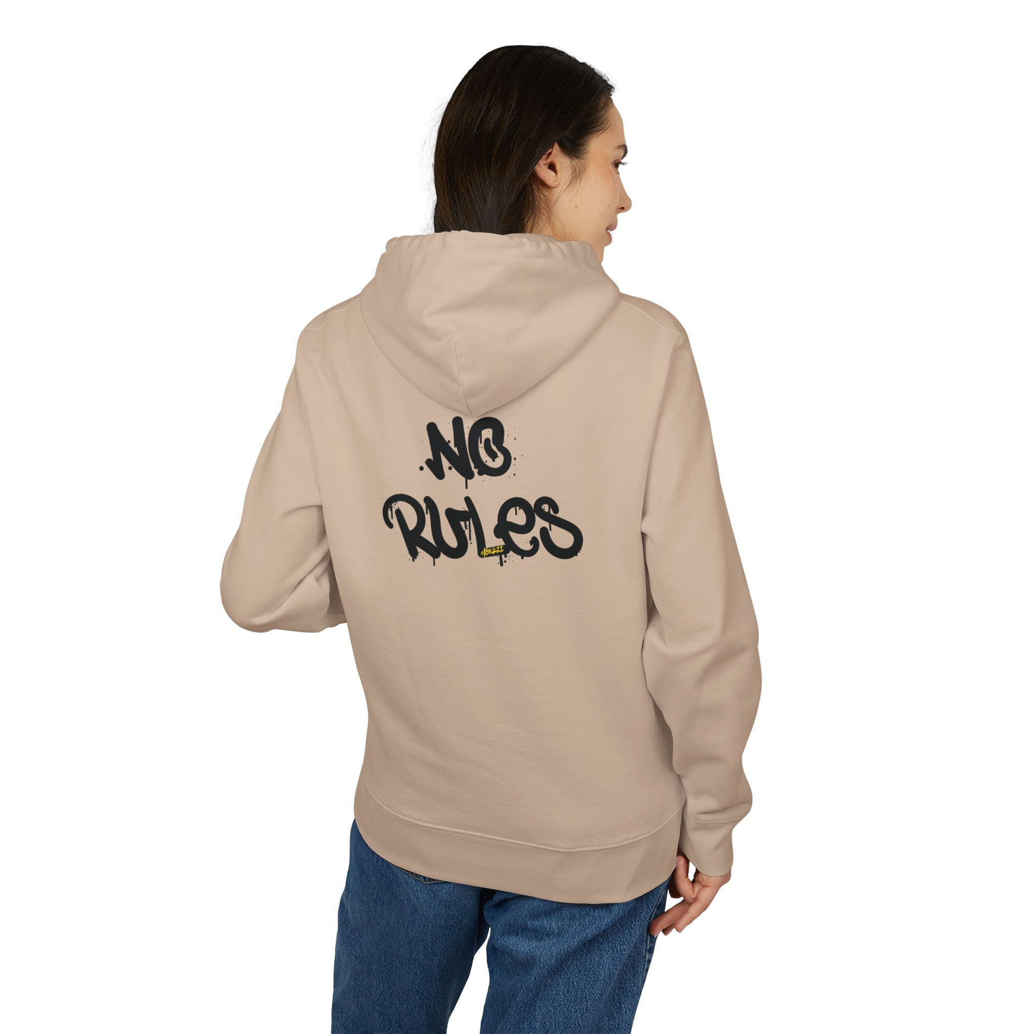 No Rules Hoodie — Graffiti-Style Streetwear Pullover