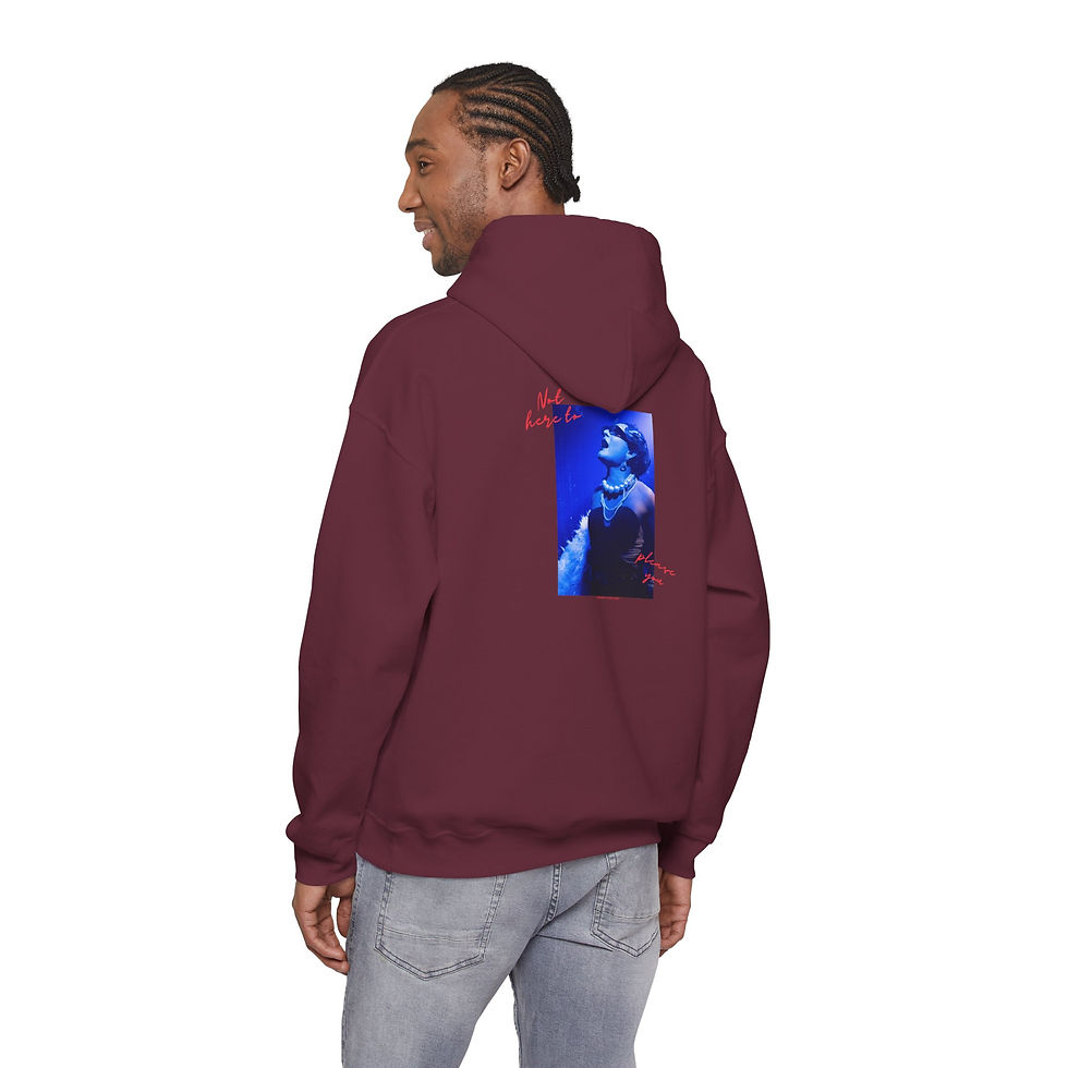 Thumbnail: Classic Vintage Streetwear Hoodie | 'Not Here to Please You' Equality Sweatshirt