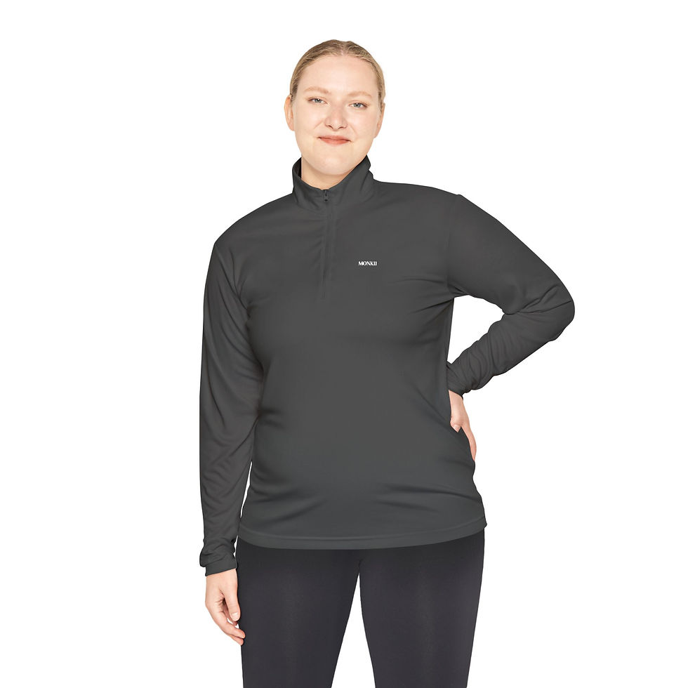 Thumbnail: Athletic Unisex Quarter-Zip Pullover