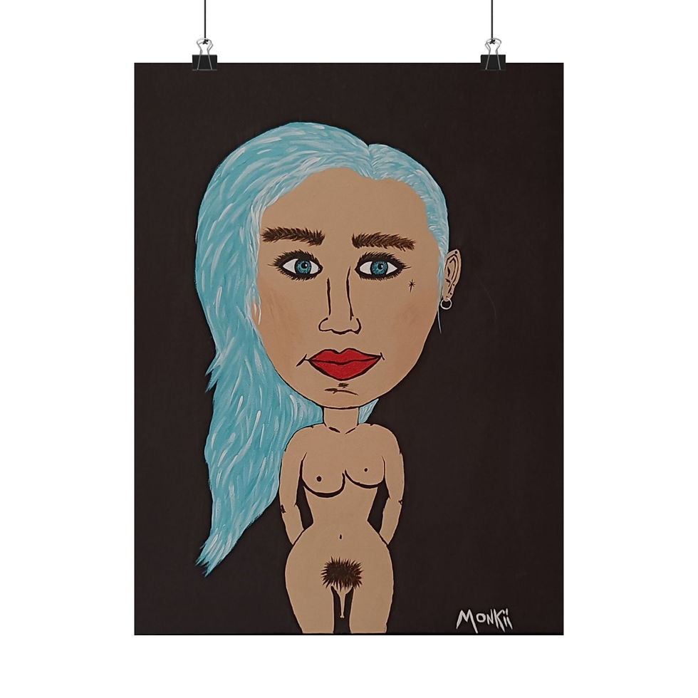Thumbnail: Aurora | Portrait Art Poster — Contemporary Pop Art Print by MONKII
