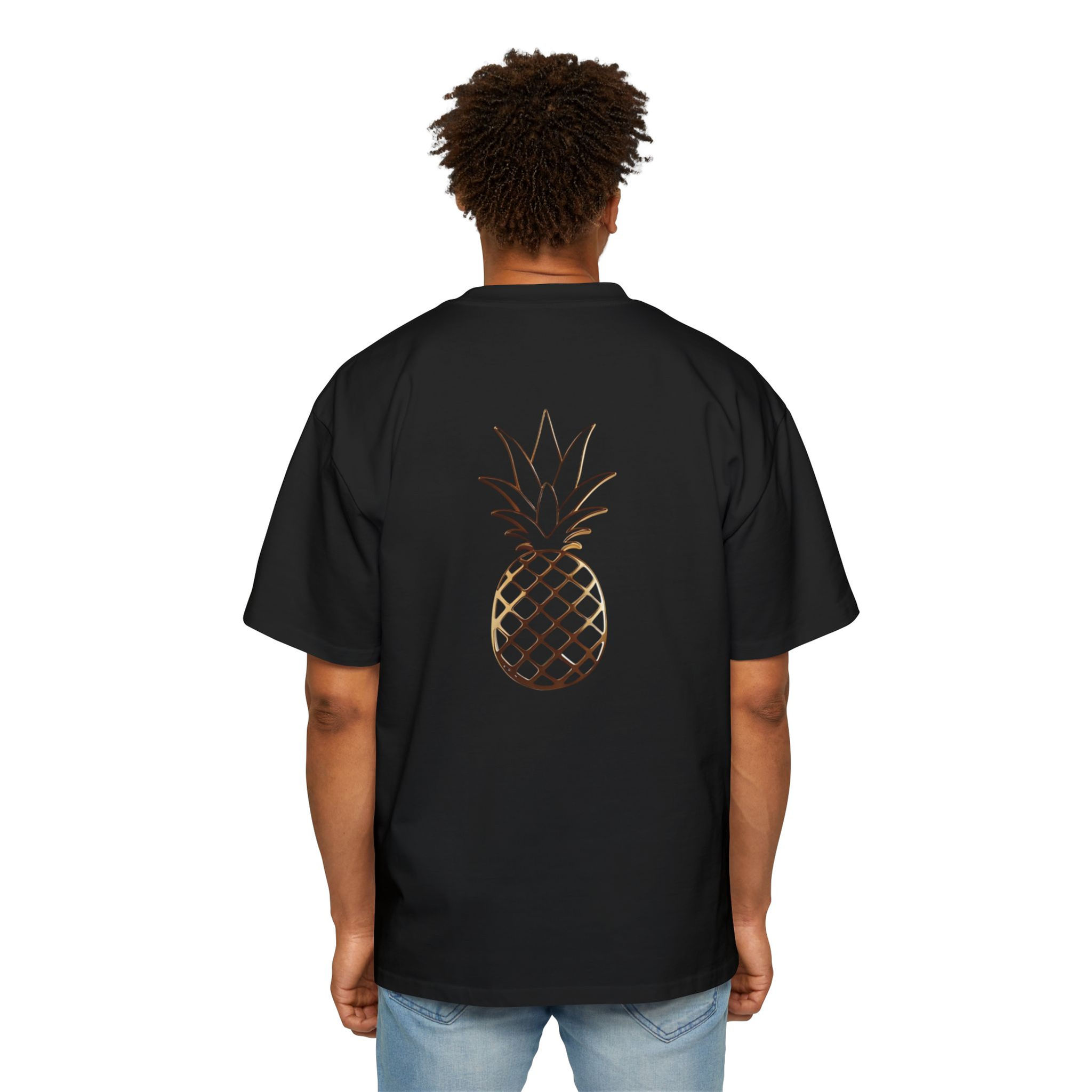 Premium Pineapple Heavy Cotton T-Shirt – Stylish Urban Streetwear