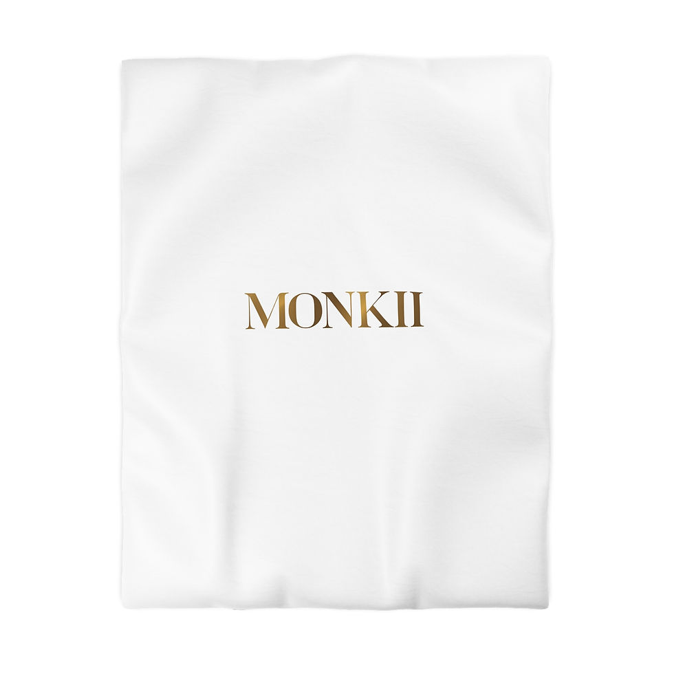 Thumbnail: Luxurious Microfiber Duvet Cover - MONKII Edition