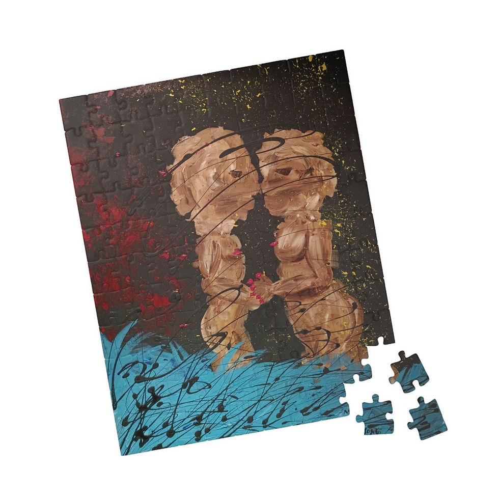 Romantic 'Energies' Puzzle Art for Couples - 110 Pcs