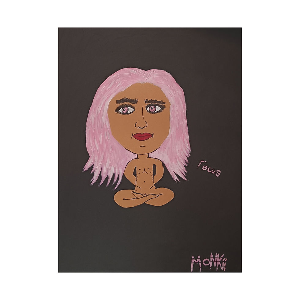 Thumbnail: “Focus” | Meditative Canvas Art Print — Stretched Matte Wall Art