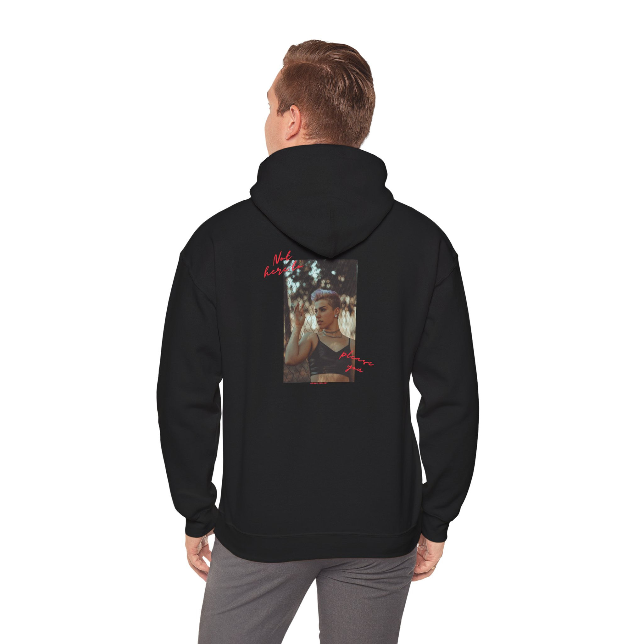 Classic Vintage Streetwear Hoodie | 'Not Here to Please You' Equality Sweatshirt