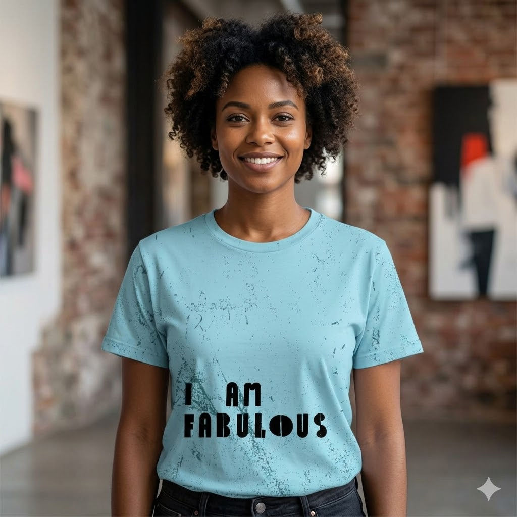 Youth T-Shirt — "I Am Fabulous" Vintage Distressed Tee