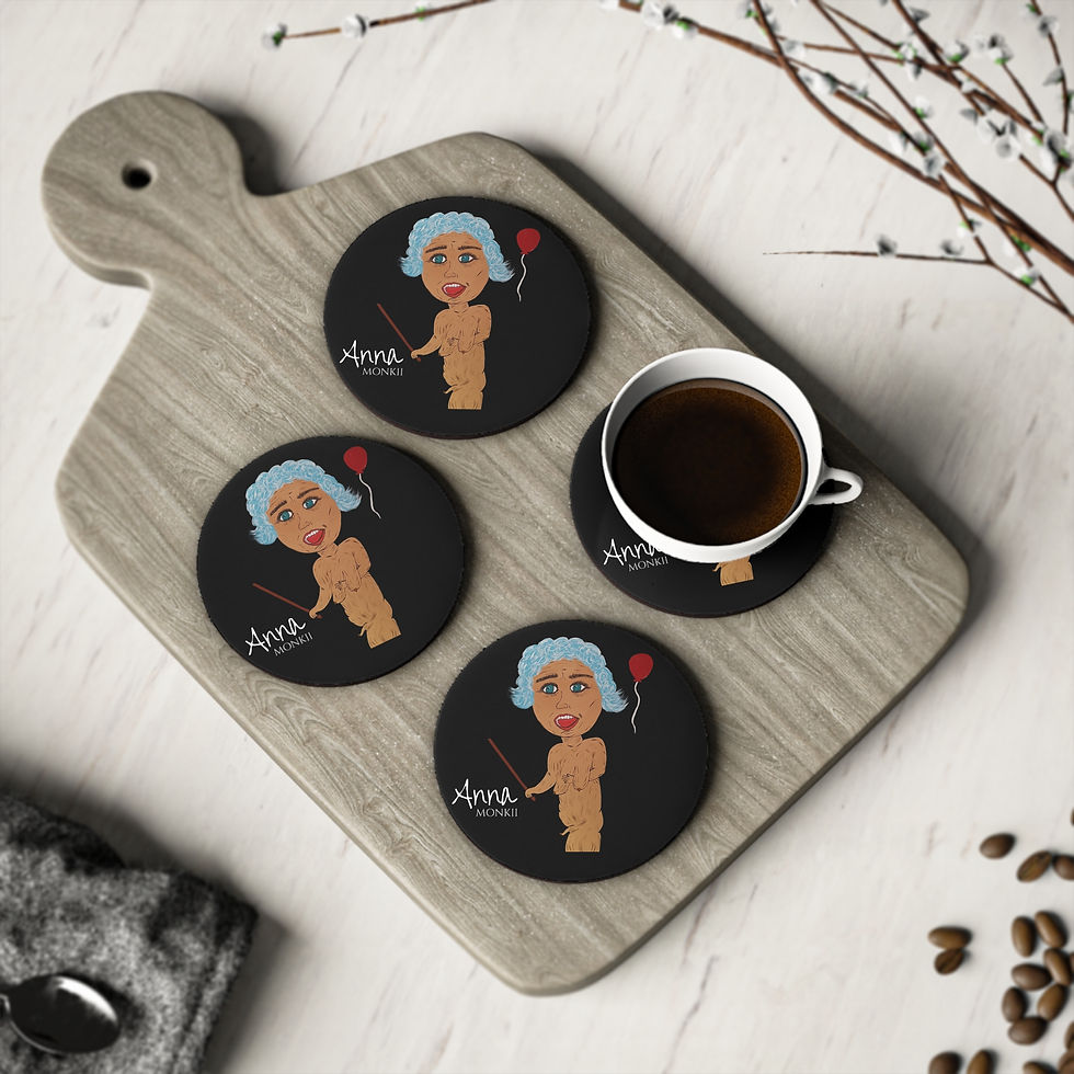 Thumbnail: "Anna" Collectible Art Coasters by MONKII