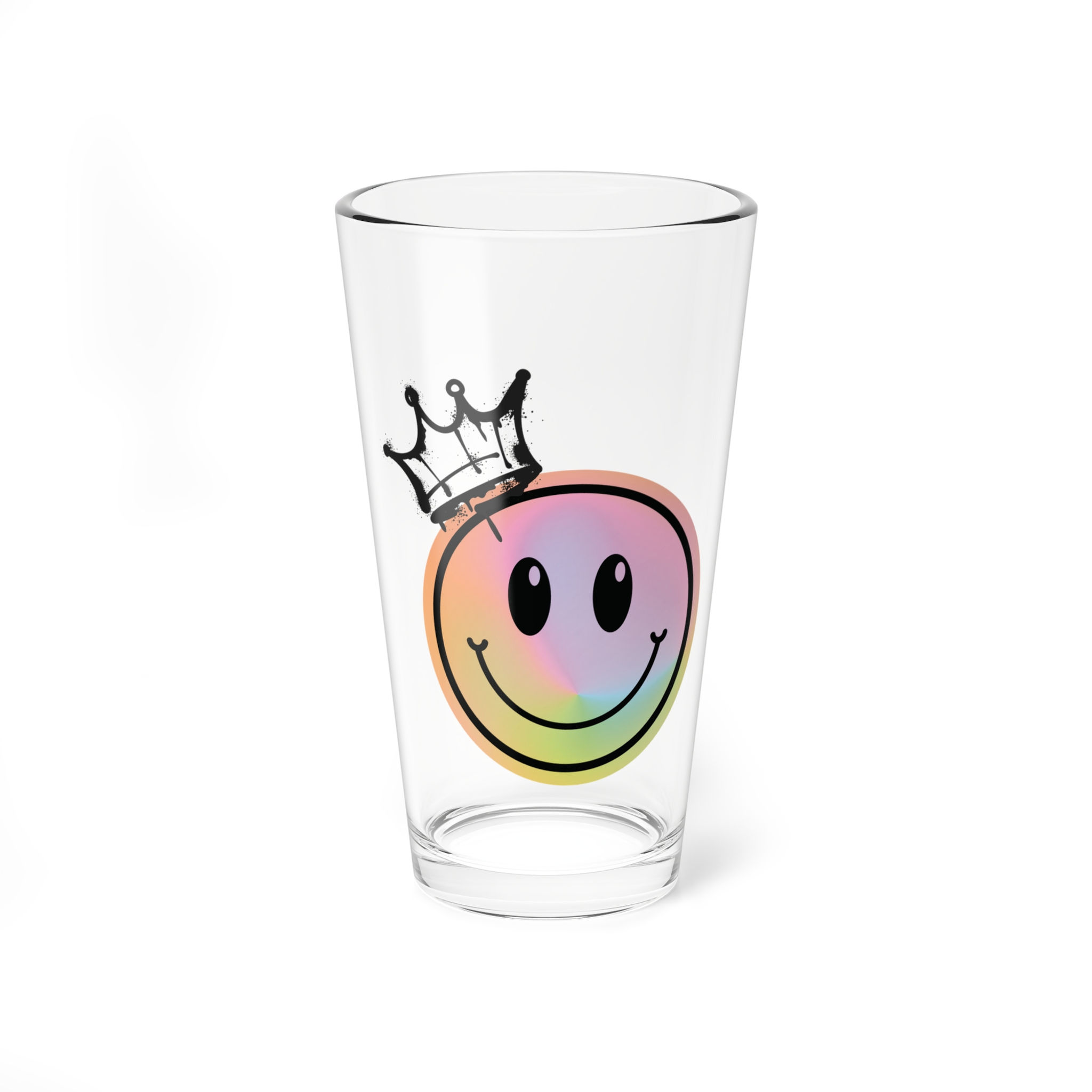 MONKII Smiley King Mixing Glass, 16oz