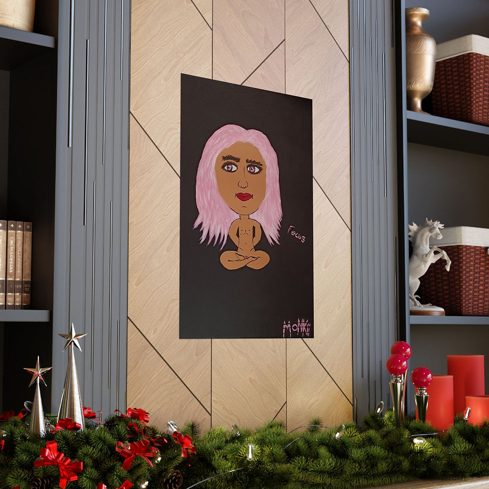 Thumbnail: Focus | Wall Art Poster — Contemporary Pop Art Print by MONKII