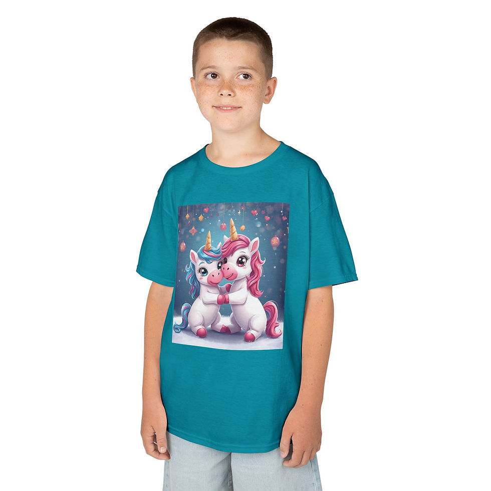 Thumbnail: Beautiful Unicorn Friends Kids Tee