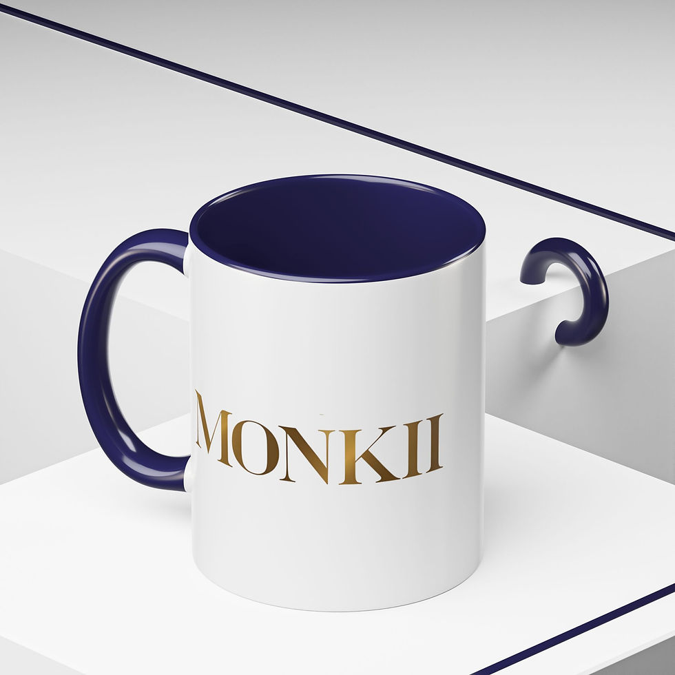 Thumbnail: MONKII Pine Lux Accent Mug | Cup for Coffee Lovers - Perfect Gift for Friends
