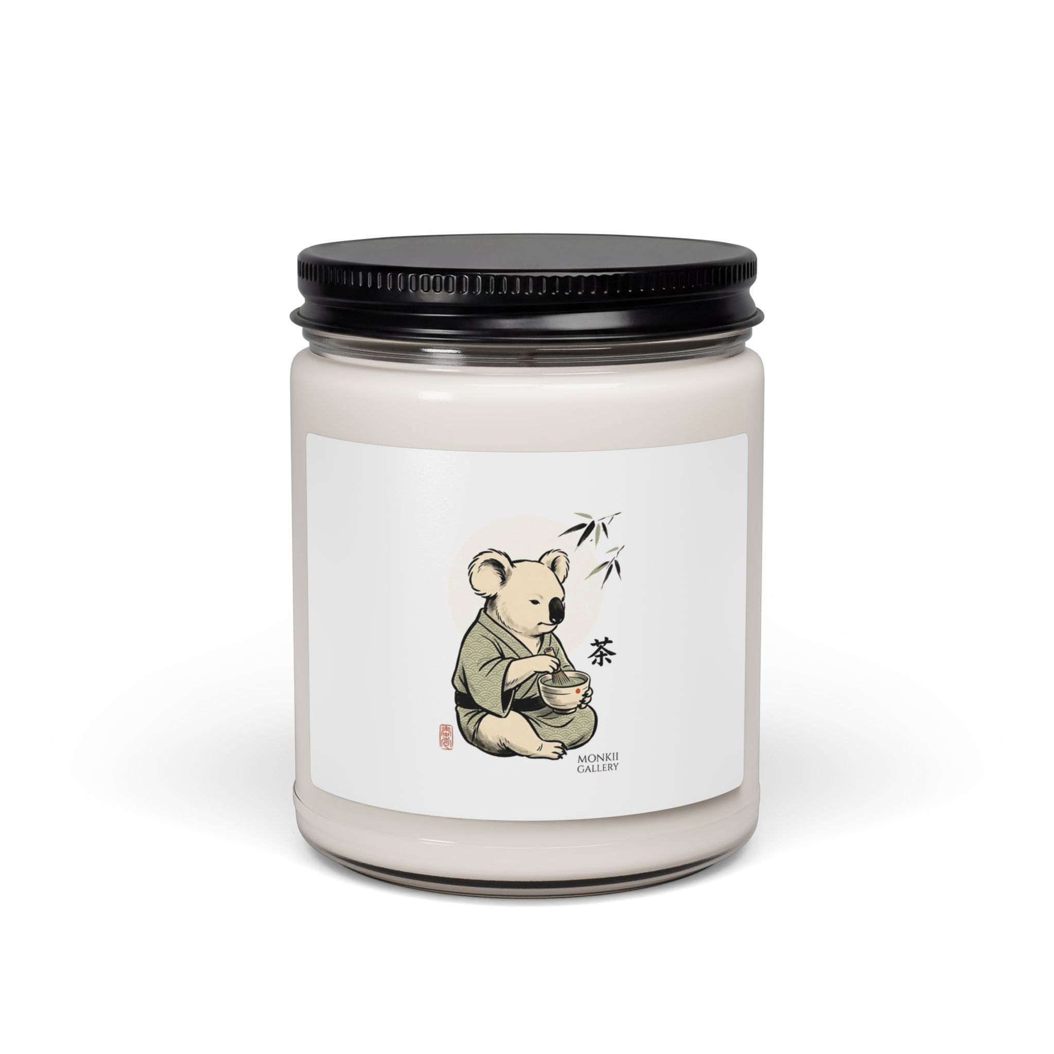 Koala Soy Candle — Zen Tea Bear Scented 9oz