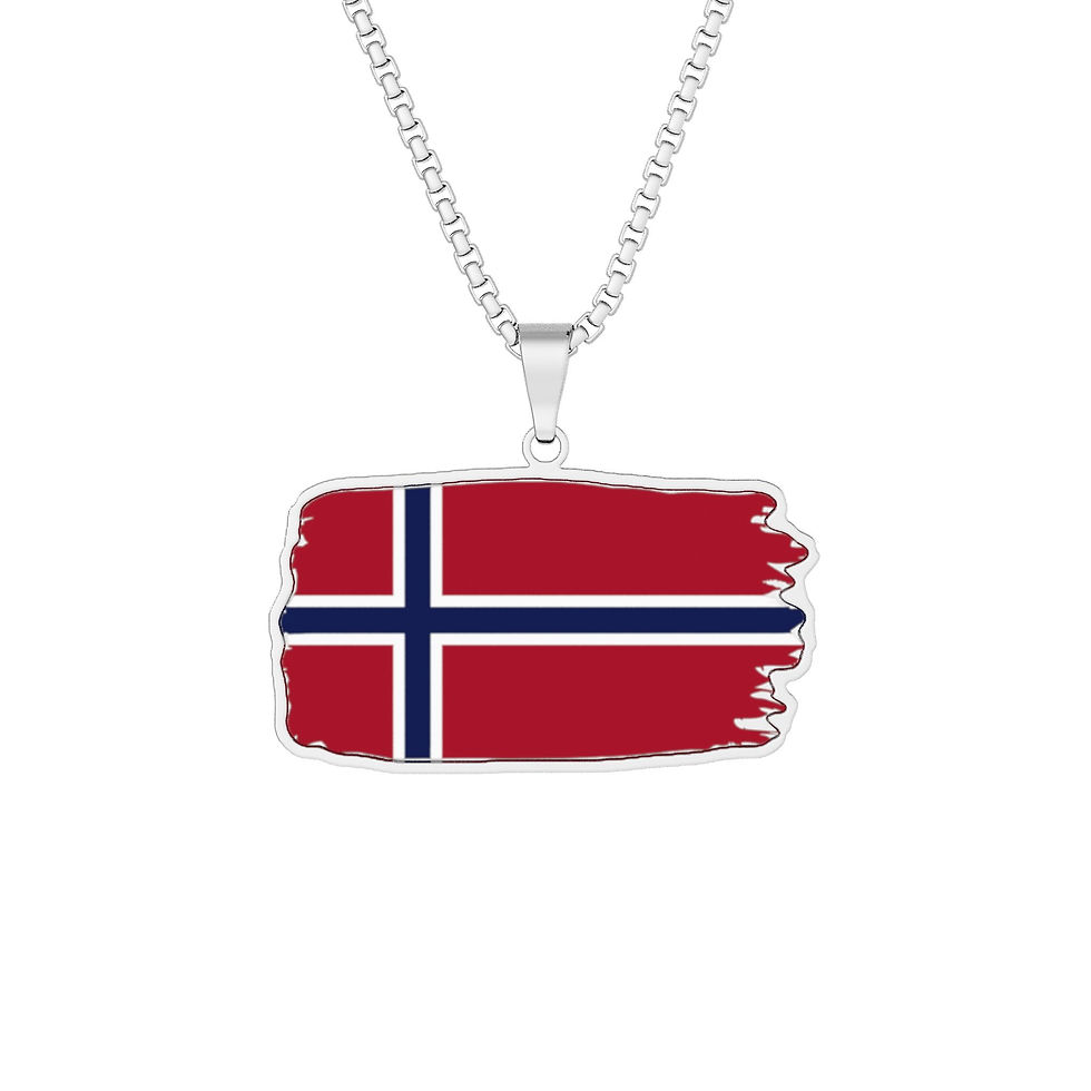 Thumbnail: VM Halskjede - Unisex World Cup Norway Necklace