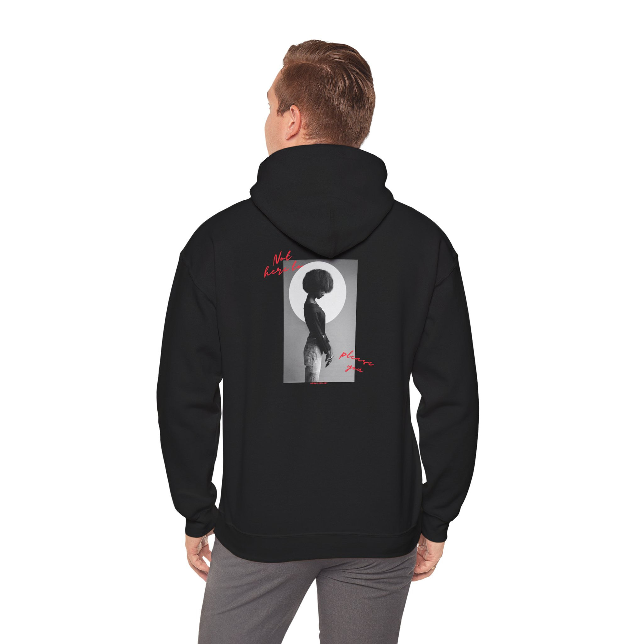 Classic Vintage Streetwear Hoodie | 'Not Here to Please You' Equality Sweatshirt