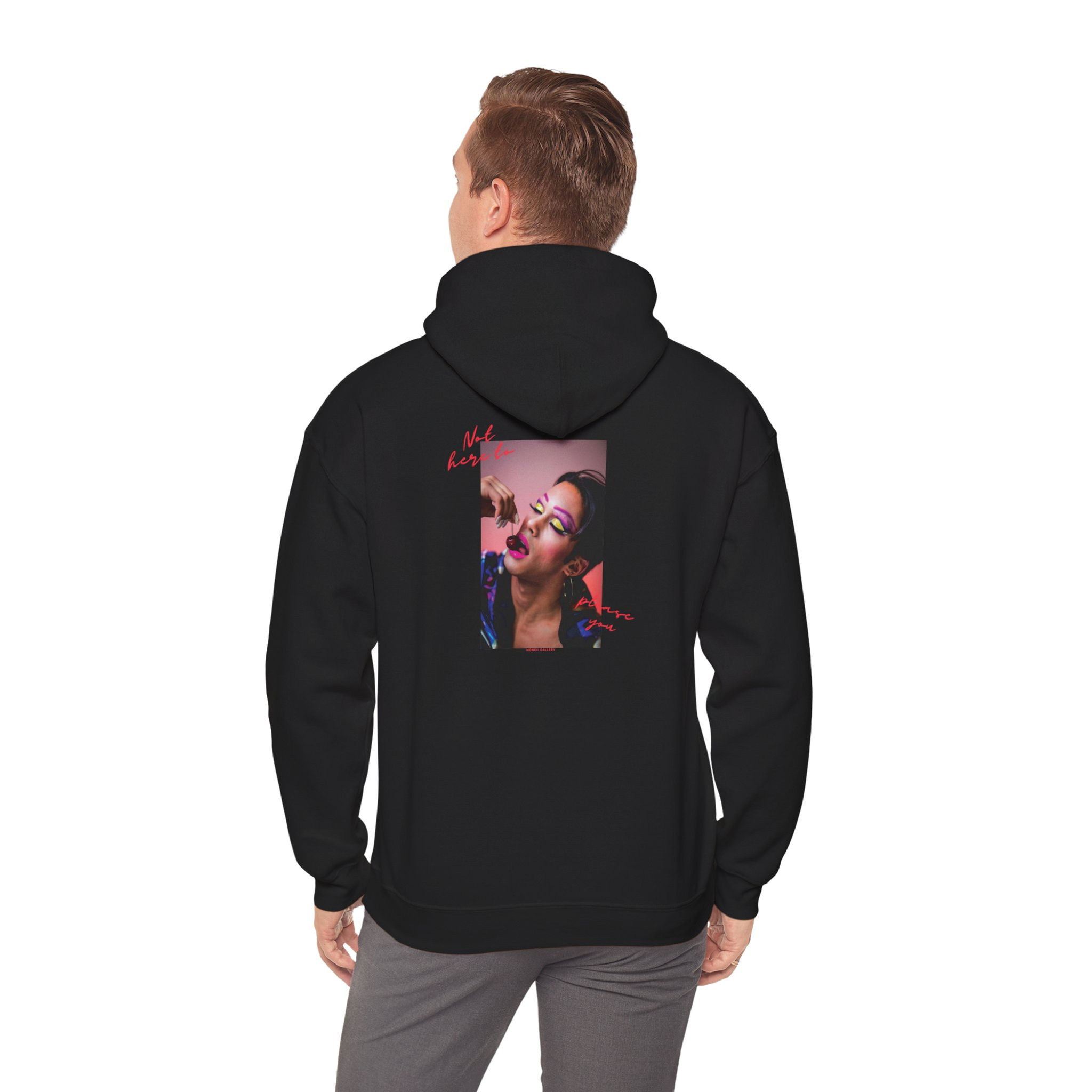 Classic Vintage Streetwear Hoodie | 'Not Here to Please You' Equality Sweatshirt