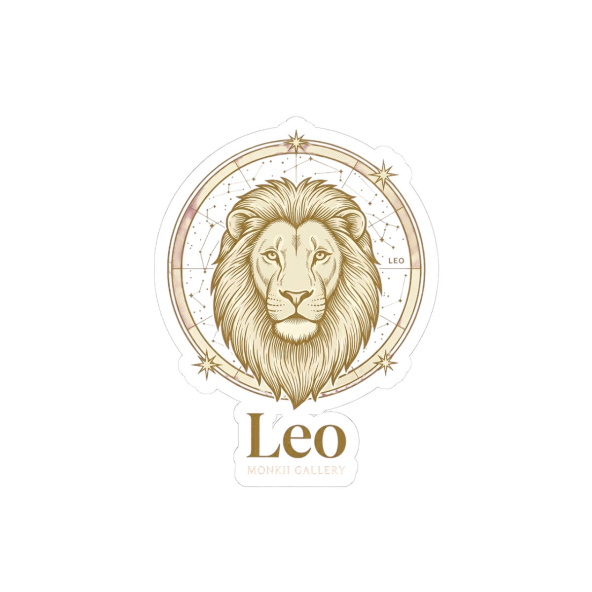Leo Lion Zodiac Sticker | Astrology, Sun Sign, Leo Season