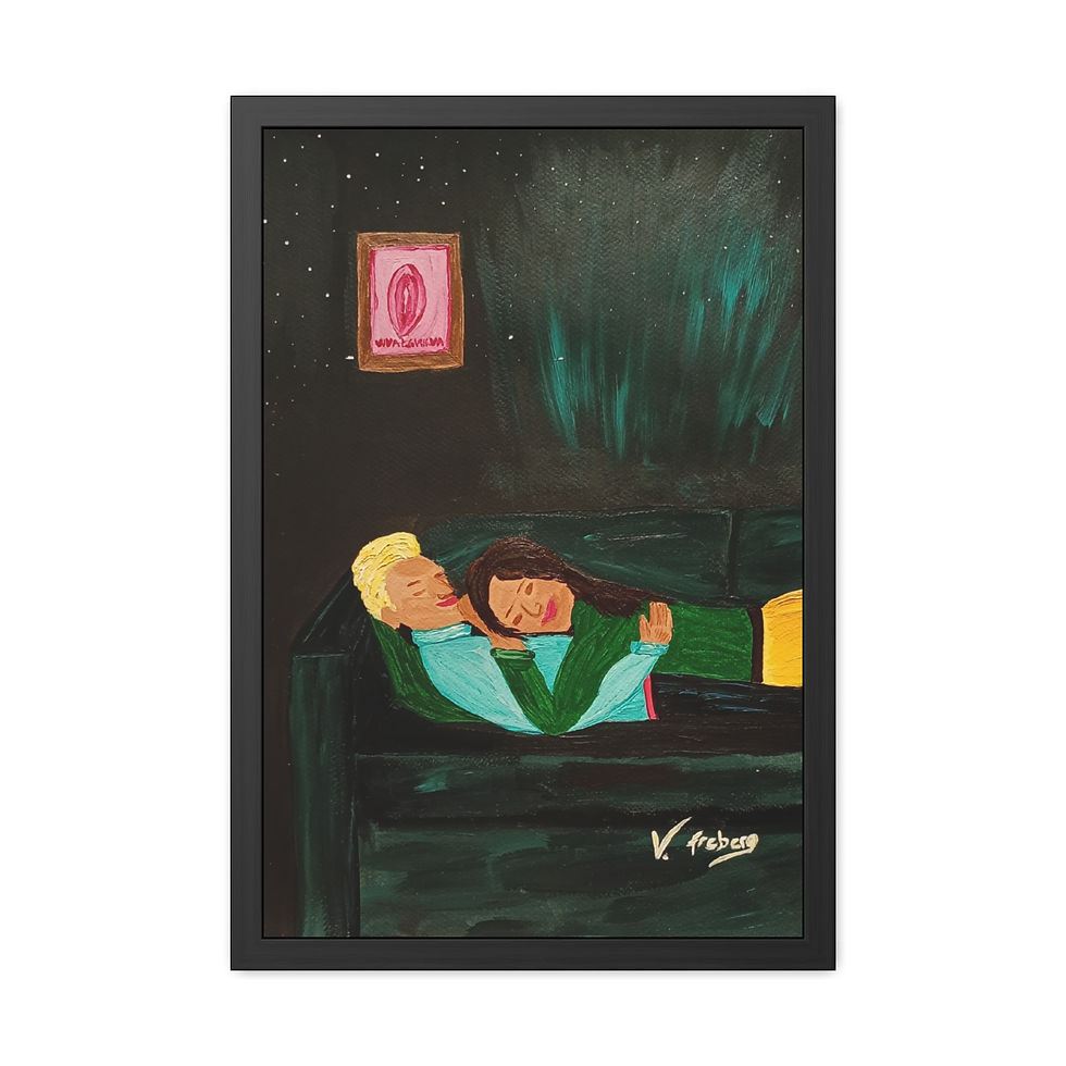 Thumbnail: "My Muse" Framed Art Poster — Romantic Painting Wall Art