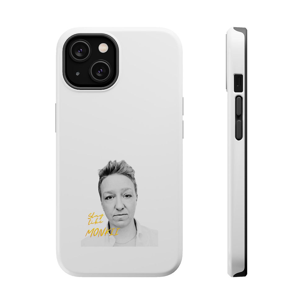 Thumbnail: Phone Case — 'Slay Like MONKII' Portrait Magnetic Impact-Resistant Case