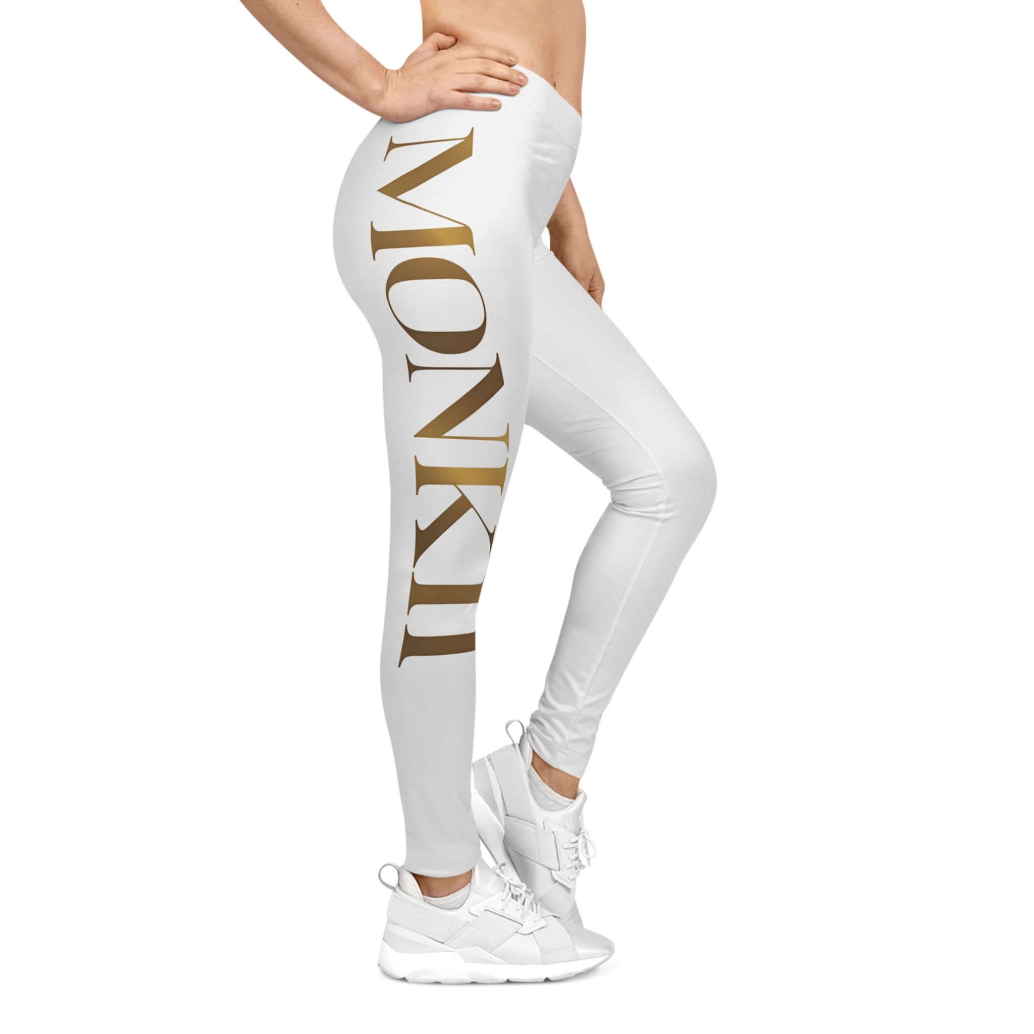 Chic Leggings with MONKII Design | Women's Activewear Athleisure Pants