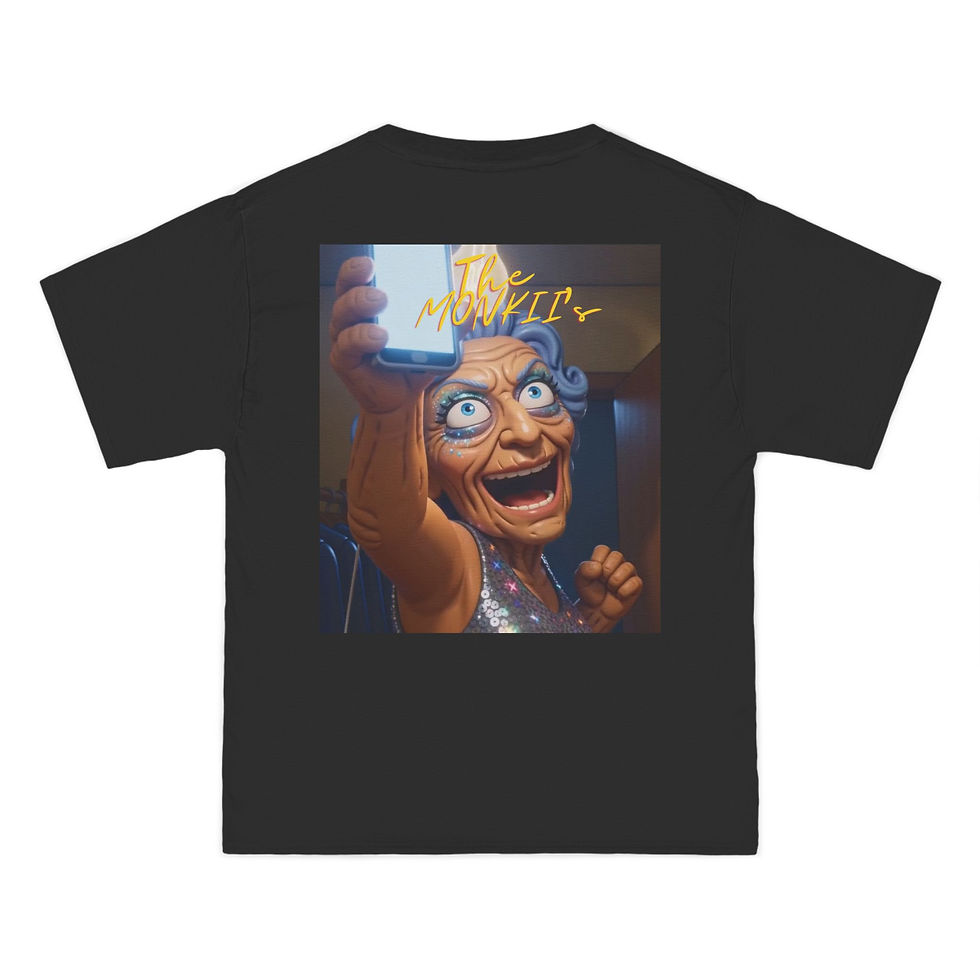 Thumbnail: The MONKII's Streetwear T-Shirt - Cartoon Graphic Urban Tee