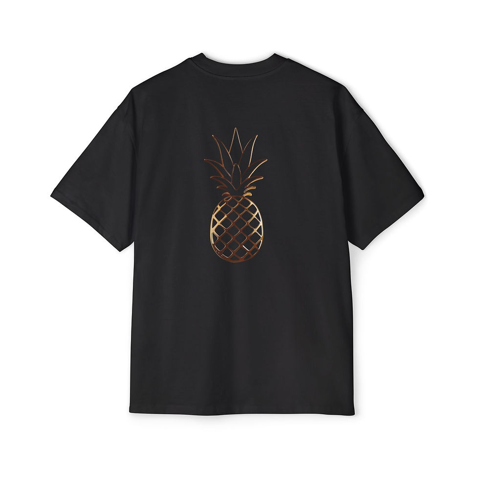 Thumbnail: Premium Pineapple Heavy Cotton T-Shirt – Stylish Urban Streetwear