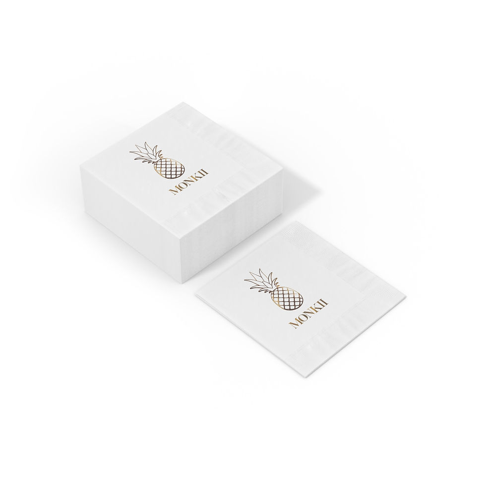 Thumbnail: Beautiful Pine Luxe MONKII Napkins for Celebrations & Everyday Luxury