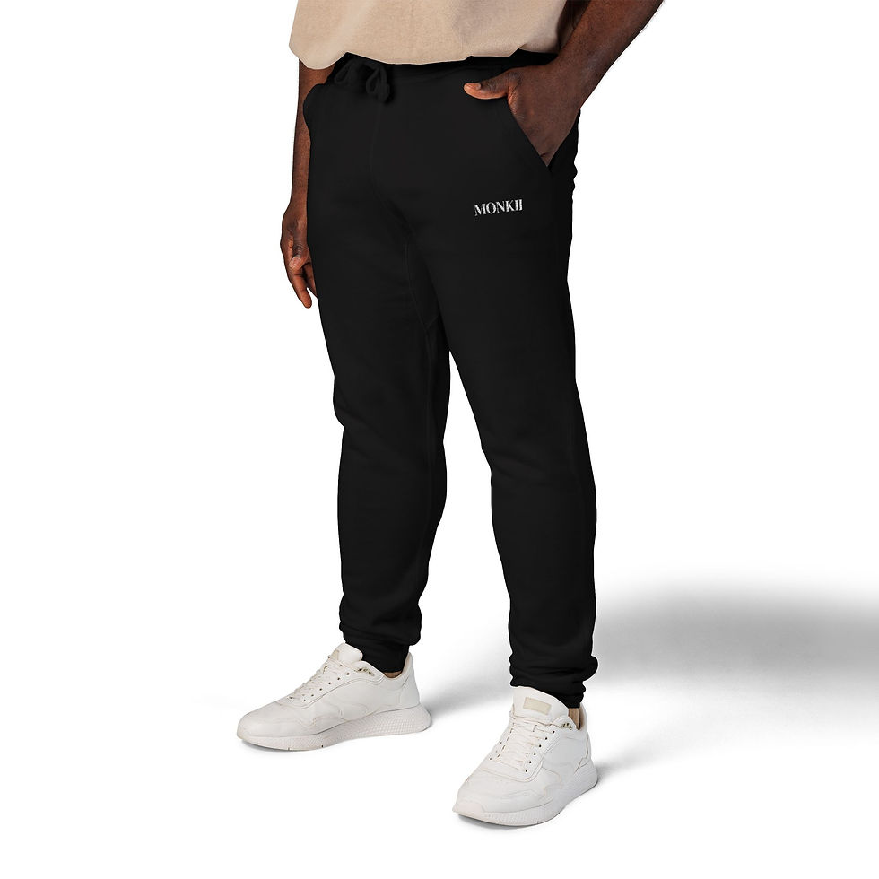 Cozy MONKII Embroidered Unisex Sweatpants