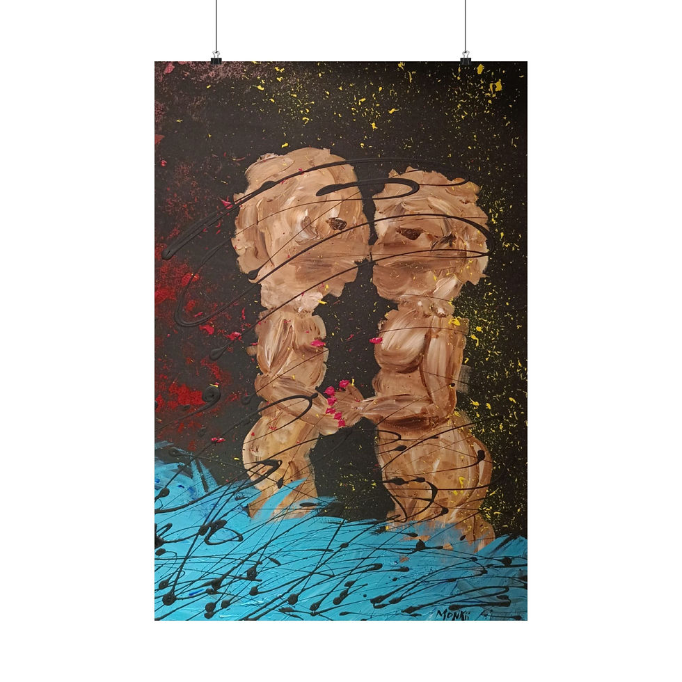 Thumbnail: "Energies"  Beautiful Wall Art — Romantic Contemporary Art Print Poster